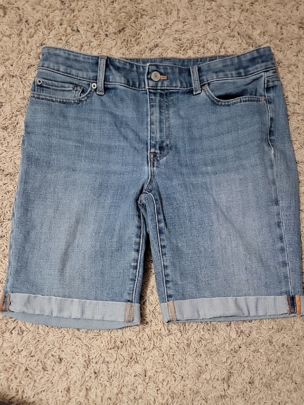 Talbots Light Blue Denim Shorts